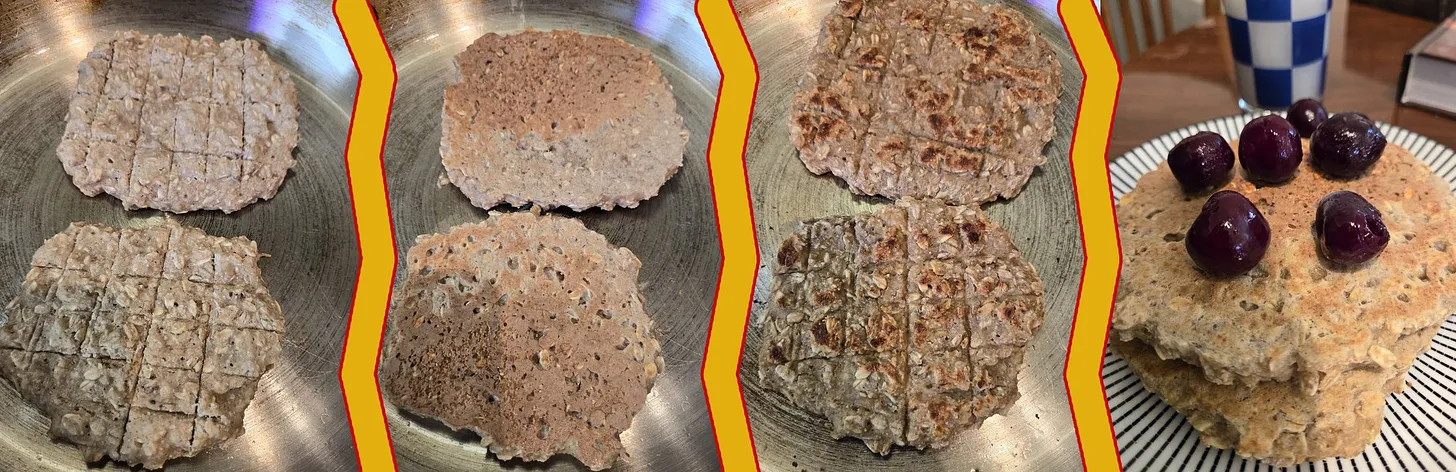 Vegan waffles without a waffle maker iron from scratch