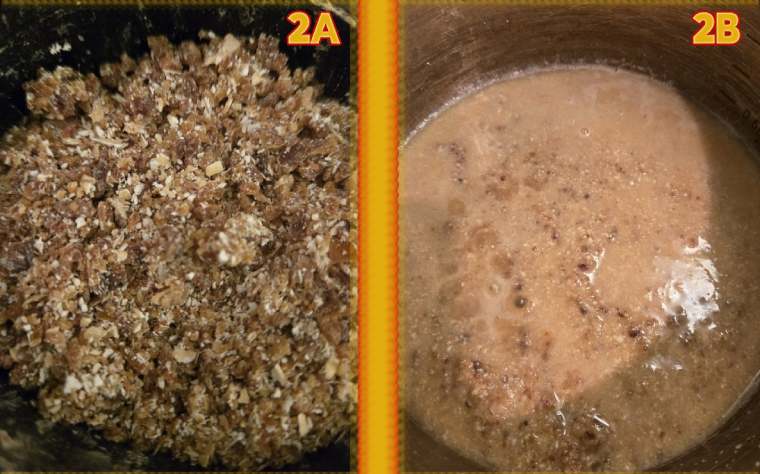 caramel apple crumble blend date/oats and cook to make caramel
