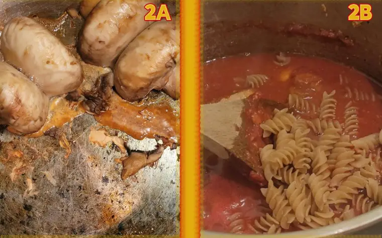 Butterflied Mushroom Cacciatore WFPB Dump Dinner dumping everything in the pot