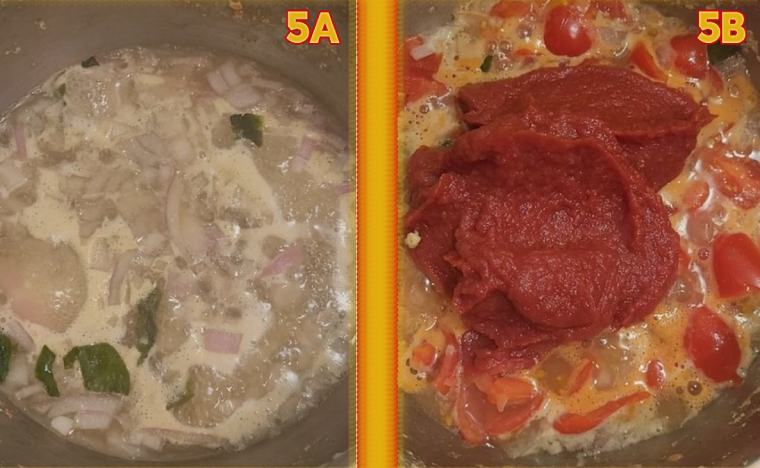 wfpb Vegan gluten free spinach and lentil ricotta cannelloni making the sauce