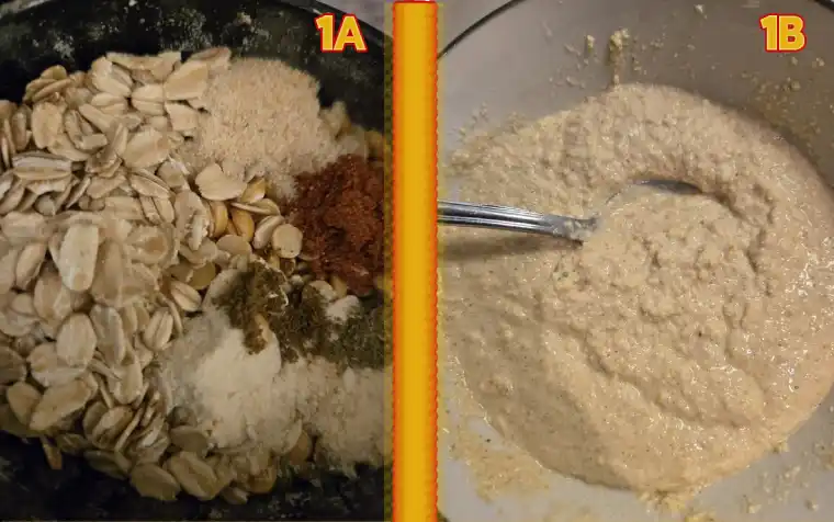 Not-Chicken Parmesan making the cutlet