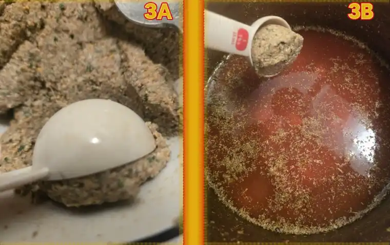 wfpb spaghetti and vegballs (meatballs) vegan sos-free portioning vegballs into sauce
